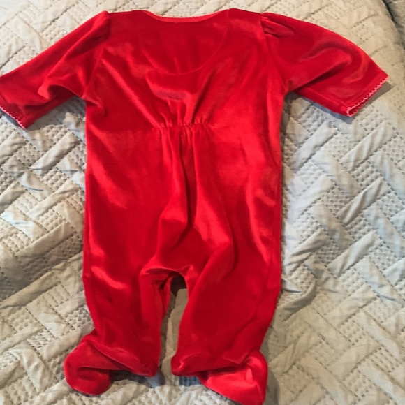 Nwot Carter’s Child of Mine 0-3M One Piece Sleep & Play Baby’s first Christmas - Picture 8 of 8